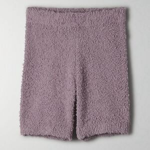 Aritzia The Group Babaton Retrea Fuzzy Lounge Short Purple- Size Small